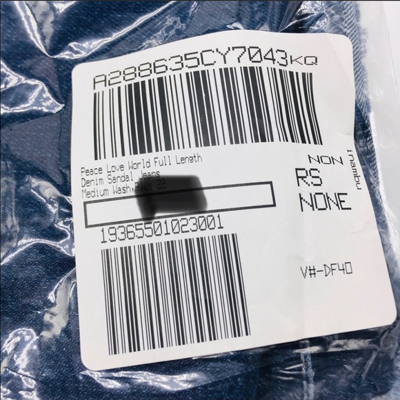Peace Love World Denim Sandal Jeans Plus Frayed 16 - Picture 14 of 14